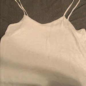 breezy, light,  white tank top